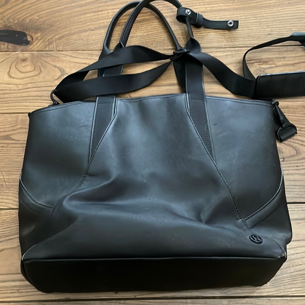 Lululemon Black Go Wild Large Tote Utility Bag